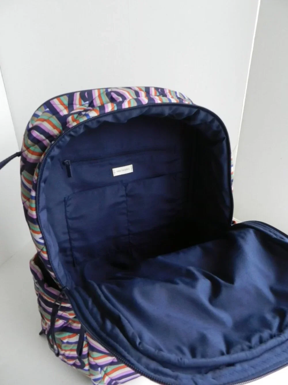 Vera Bradley Ultralight Essential LARGE Backpack Laptop Bag in Retro Ribbons